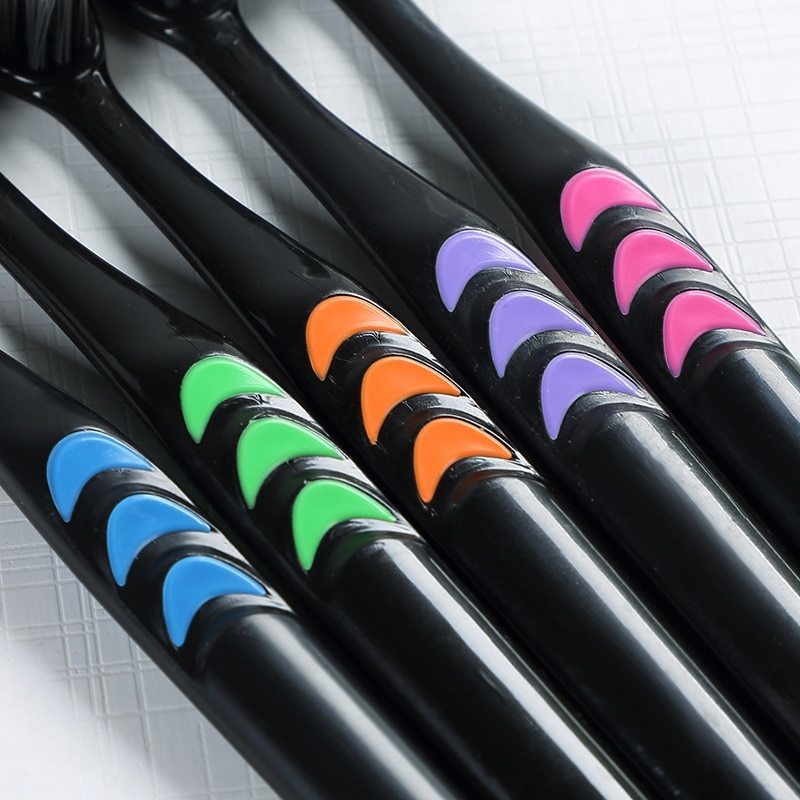 Toothbrush Cross Border Jianpai Soft Bristle Adult Bamboo Charcoal Household Fine Hair Antibacterial Men and Women 230906