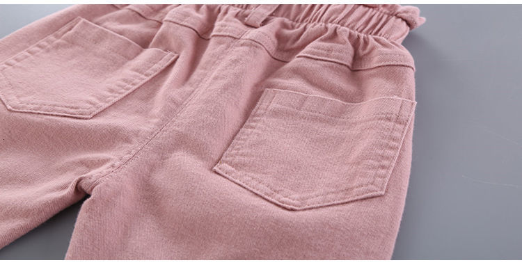 Trousers Children s radish pants spring autumn trousers baby kids girls elastic casual cotton P4 232 230906