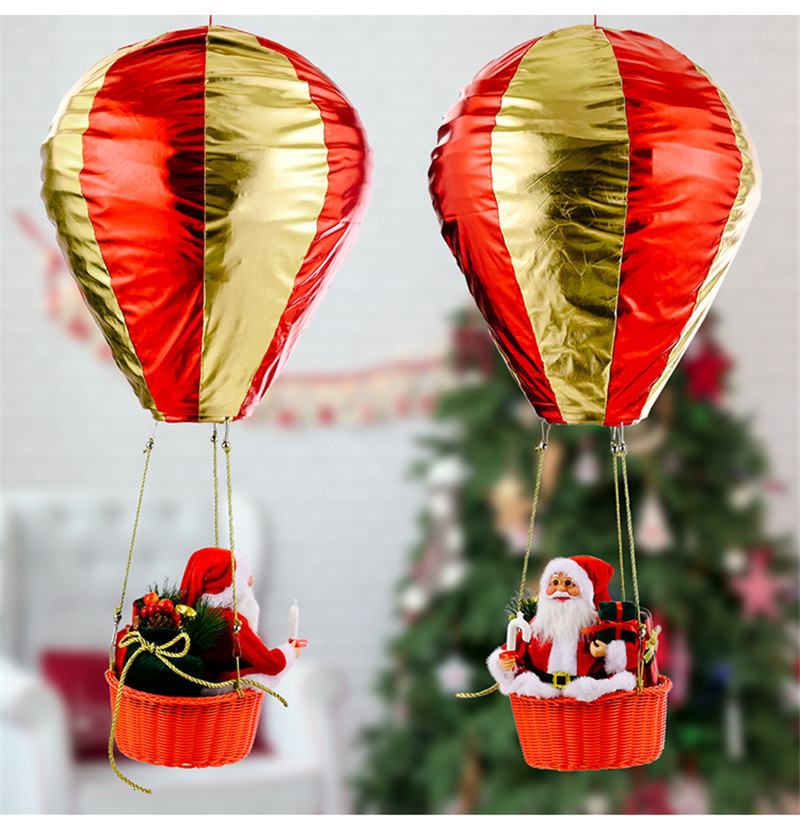 Decorations est Santa Claus Lantern Ball Hanging Pandents Navidad Ornaments Year Gifts Christmas Decor for Home 230905