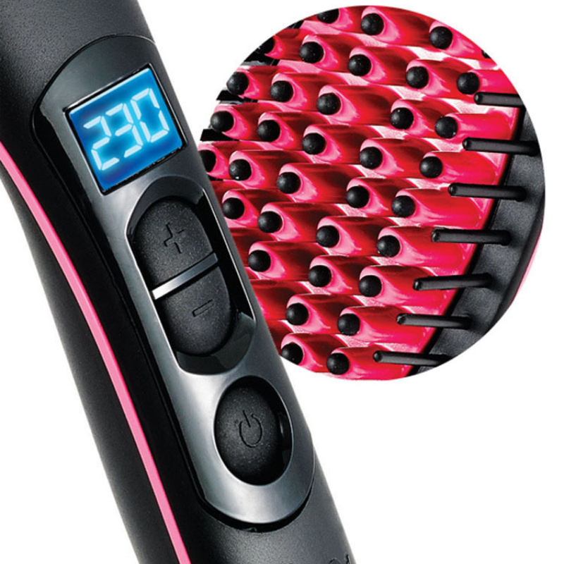 Hair Straighteners Electric Straightening Brush Comb Adjustable Temperature Straightener Professional Womens Heating 230906