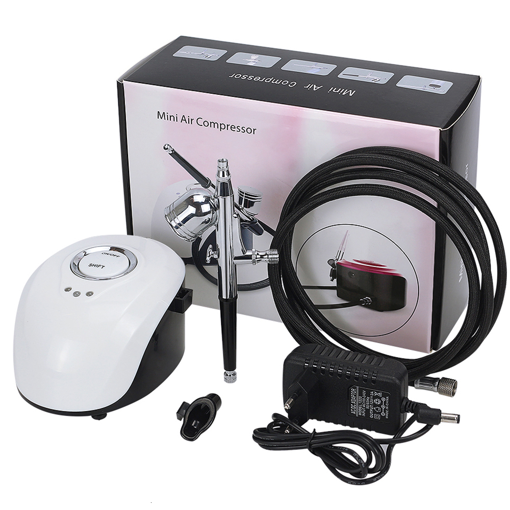 Face Care Devices Water Oxygen Air brush Injector Machine Face Steame Compressor Airbrush Makeup Tattoo Cake Spray Gun For Nail Art Desgin 230906