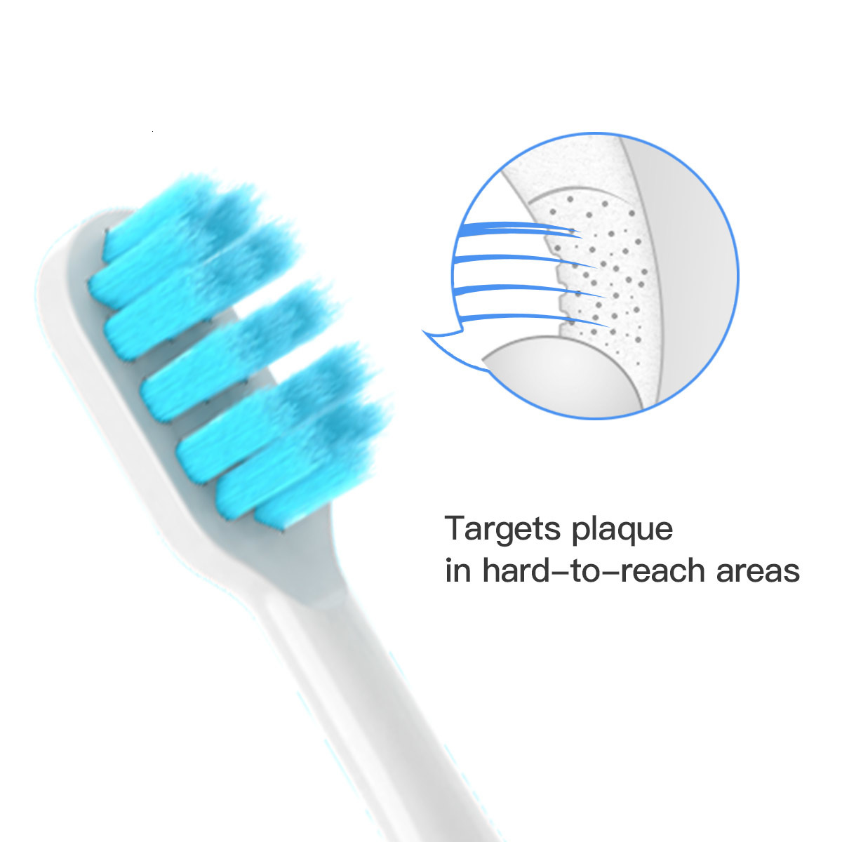 Toothbrushes Head 12PCS Replacement Brush Heads For XIAOMI MIJIA T300T500T700 Sonic Electric Tooth Soft Bristle Caps Vacuum Package Nozzles 230906