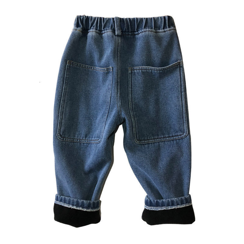 Jeans Toddler Clothes Korean Versatile Boys Denim Baggy Trousers Loose Casual Big Pocket Baby Boy Harem Pants Costume 230905z
