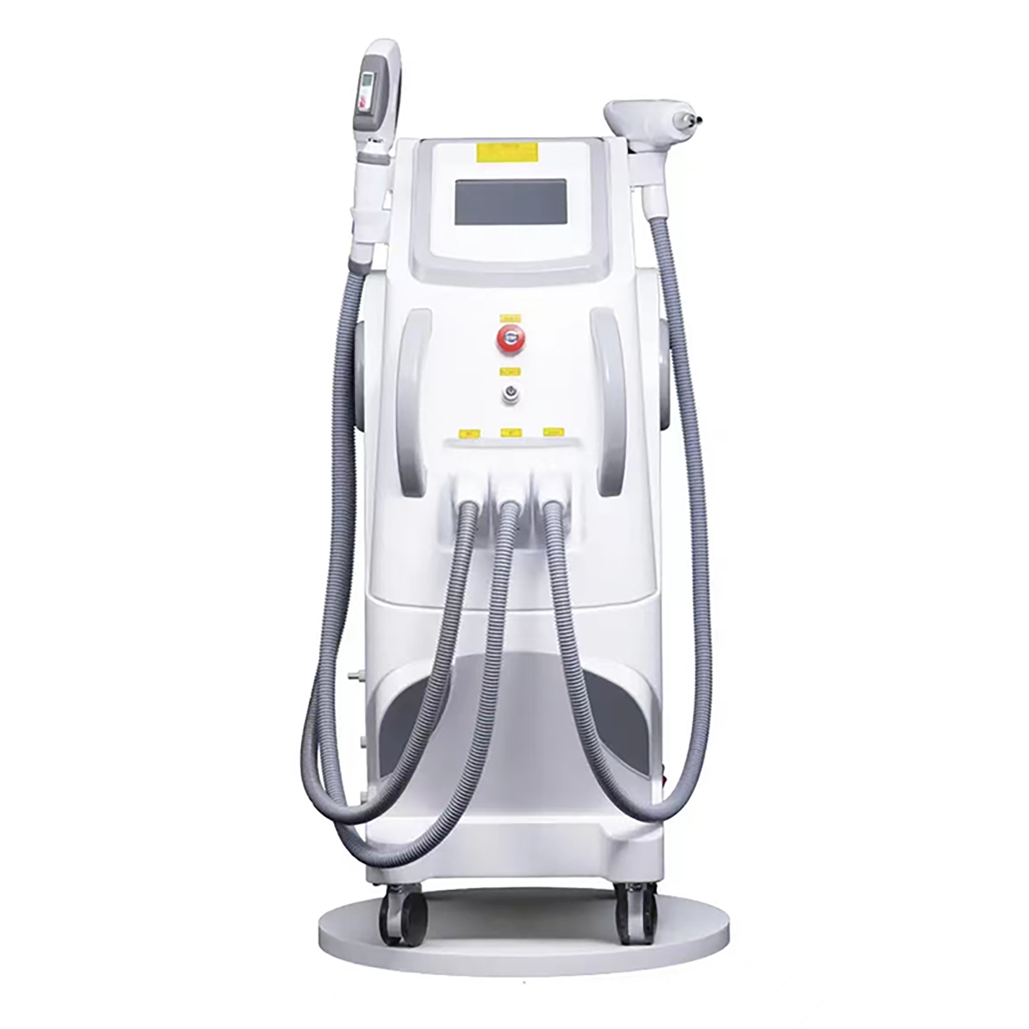 OED/OEM Stationary Permanent Hair/Tattoo Removal OPT + Nd Yag Laser Beauty Salon Skin Rejuvenation Carbon Peeling Tightening RF 3 in 1 Machine