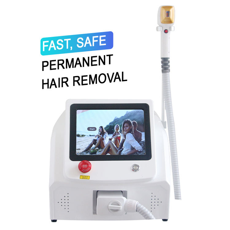 Hight Efficiency 808nm Diode Laser Hair Removal Machine 3 Wavelength 755 808 1064 For Whole Body Laser Epilator Salon