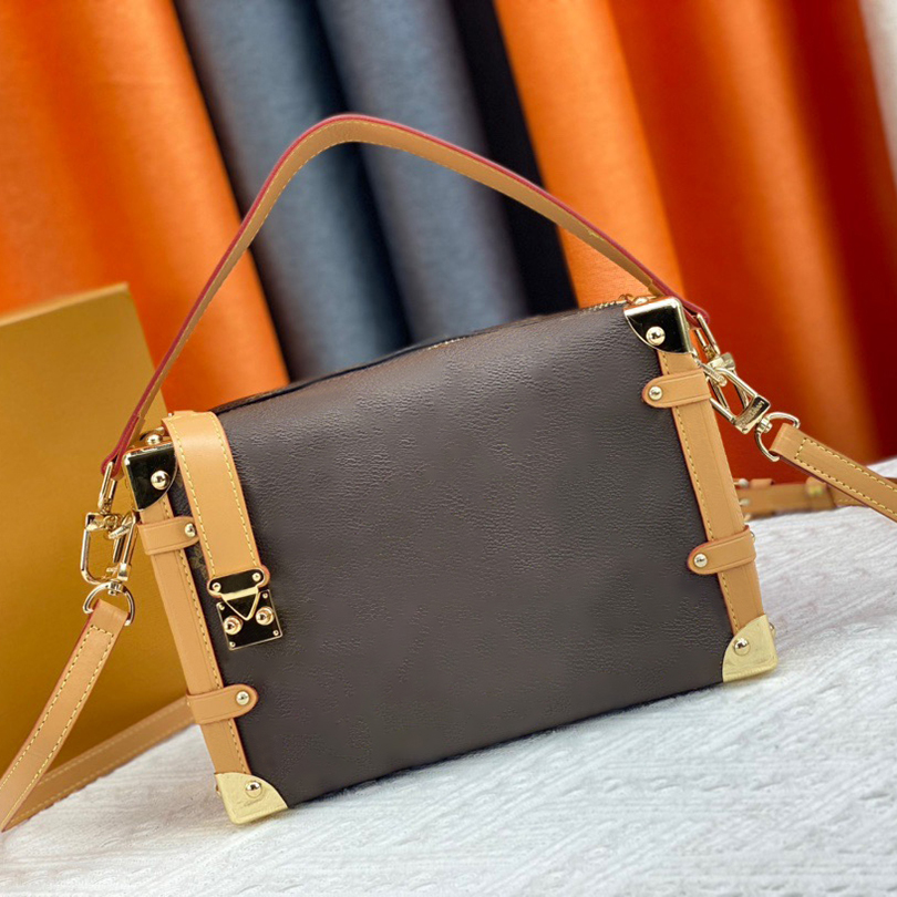 DESIGNERS handbag women shoulder bag fashion classic leather totes woman brown flower polychrome crossbody bags