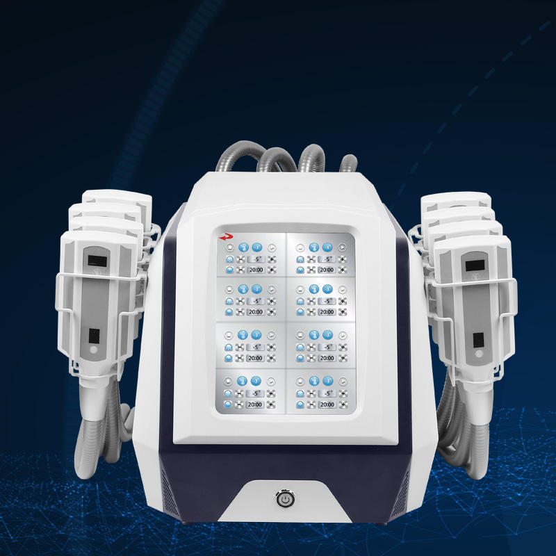 2026 New Arrival 8 Handles Diamond Ice Cold Body Sculpting Cryo Slimming Fat Body Freezing Machine Belly Wrinkles Removal Stretch Marks Removal