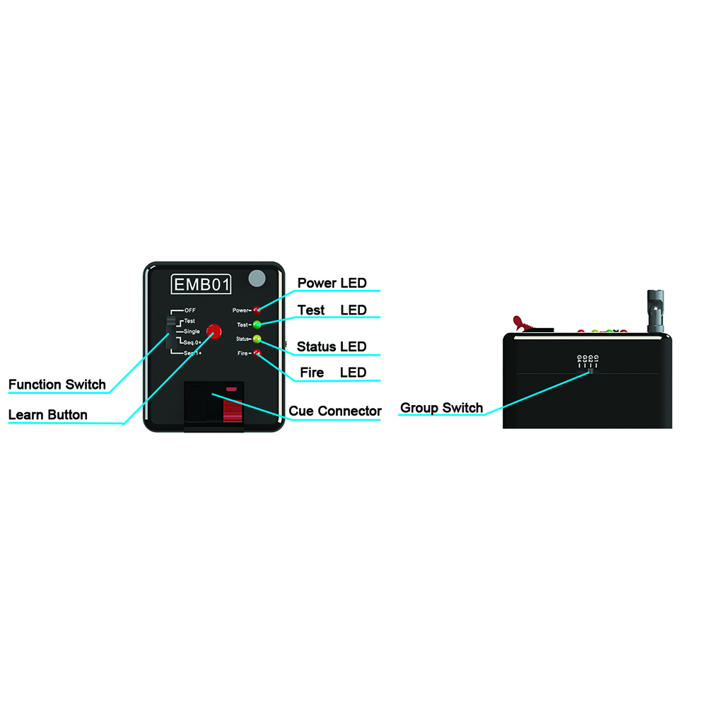 Other Event Party Supplies 12 Cue Remote Kontrol Nirkabel Sistem Penembakan Pyro Air Mancur Kembang Api Dingin untuk Panggung Pesta Pernikahan 230905