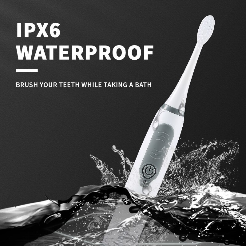 Toothbrush Jianpai Sonic Electric for Men and Women Adult Household Non Rechargeable Soft Hair IPX6 Waterproof 230906
