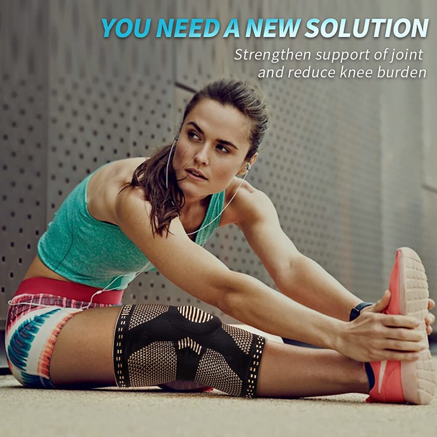 Elbow Knee Pads NEENCA Copper Knee Brace Knee Support with Patella Gel Pad Side Stabilizers for Knee Pain Sport Arthritis ACL Joint Pain Relief 230905