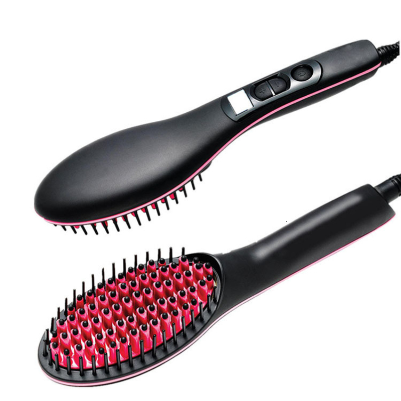 Hair Straighteners Electric Straightening Brush Comb Adjustable Temperature Straightener Professional Womens Heating 230906