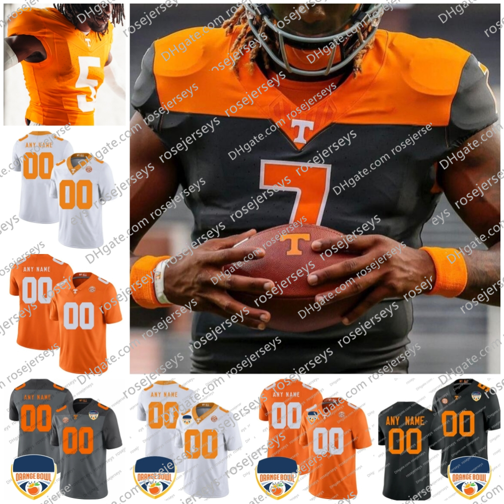 Custom 2023 Vols Tennessee Volunteers 7 Joe Milton III Condredge Holloway 5 Hooker 11 Hyatt 16 Manning Any Name Number Men Women Youth Football Jerseys S-4XL