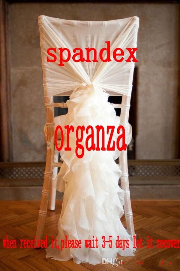 Chair Covers Organza chair cover sashes sash sashe bow wedding banquet ZZ