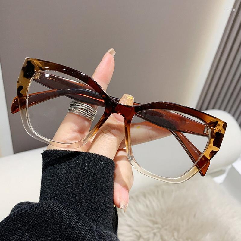 Sunglasses Cat Eye Glasses Optical Red Frame Women Blue Light Blocking Eyeglasses Brand Spectacles Computer Protection