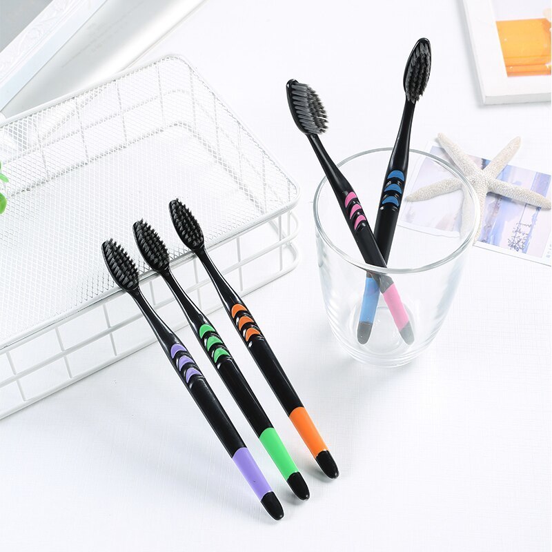 Toothbrush Cross Border Jianpai Soft Bristle Adult Bamboo Charcoal Household Fine Hair Antibacterial Men and Women 230906