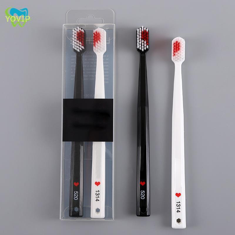 Toothbrush 1Pair Couple Heart Brush Teeth Romantic Crystal Box Soft Nano Adults Couples Wedding Gift 230906