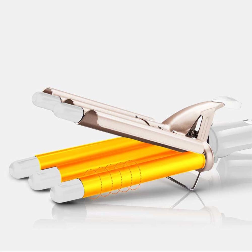 Curling Irons SONOFLY 22mm Triple Barrel Hair Curler Egg Roll Wavy Hairstyle Profession Hairdressing Tool Women Electric Iron JF270 230906