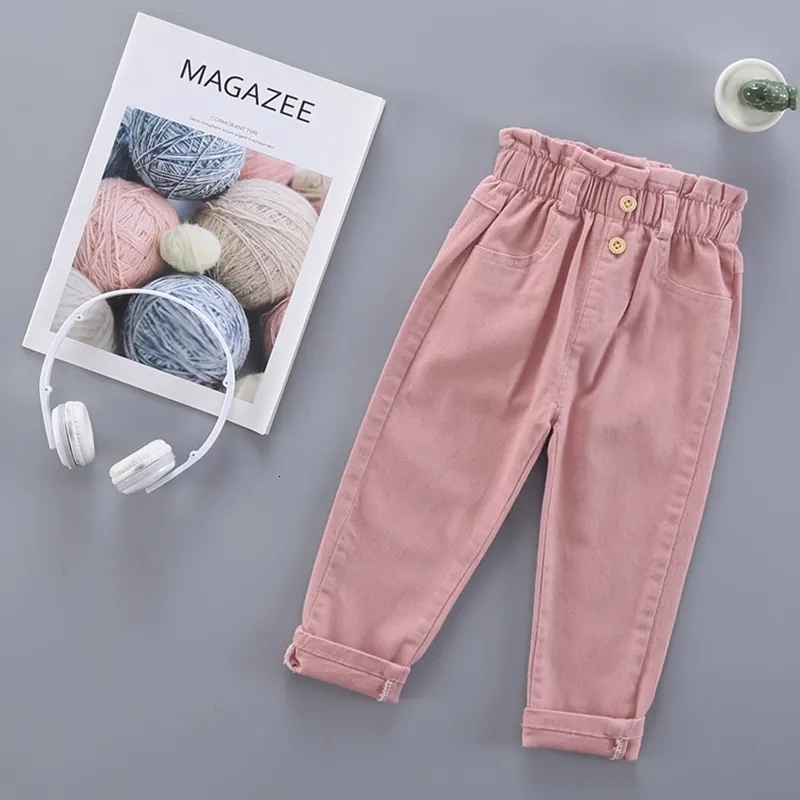 Trousers Children s radish pants spring autumn trousers baby kids girls elastic casual cotton P4 232 230906