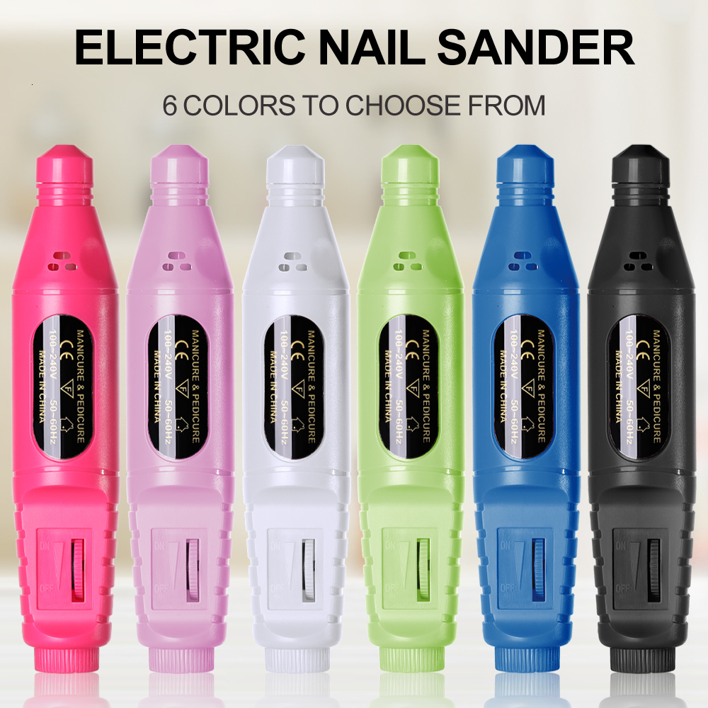 Nail Manicure Set Multitype Plug Drill Machine Electric Milling Cutter For Gel Polish Tool Accessories 230906