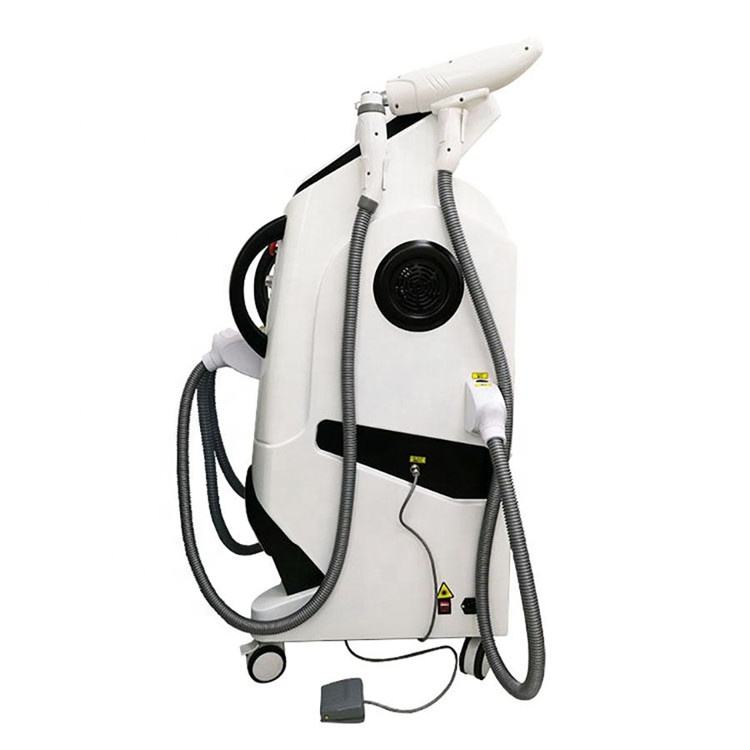 Multifunction 4 Handles Picosecond Tattoo Pigment Removal Skin Whitening Machine 2 OPT Laser Handles Hair Removal Depilation RF Wrinkle Removal Device