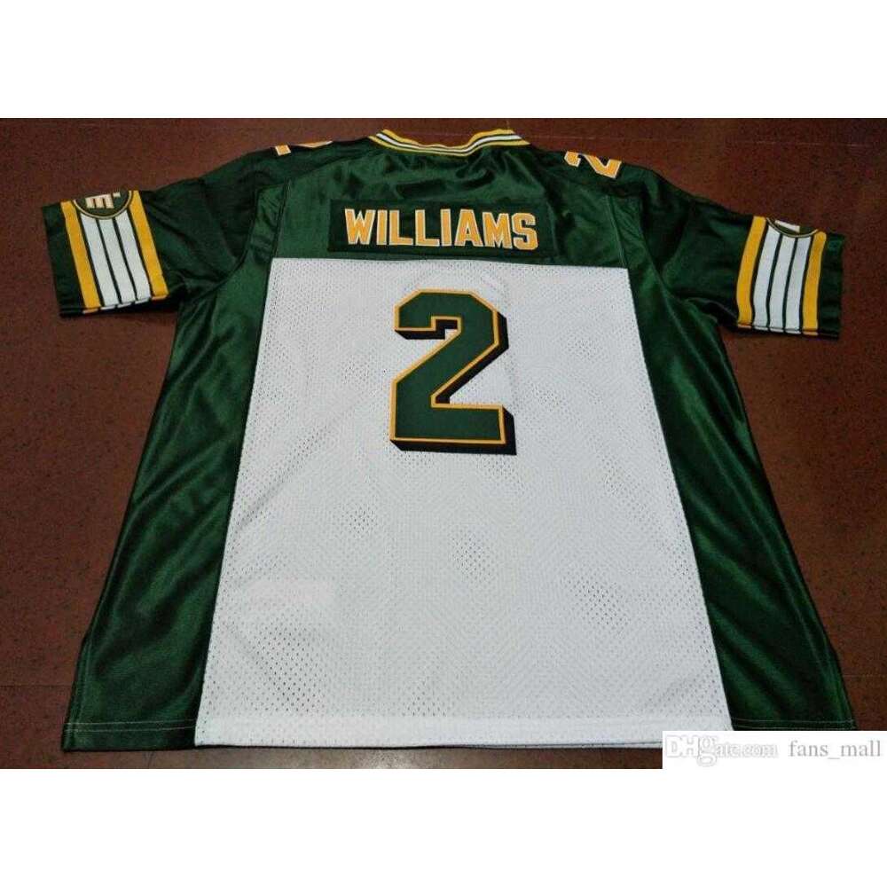 Uomini Personalizzati Giovani Donne Vintage Edmonton Eskimos #2 Gizmo Williams Calcio Maglia Calcis-image