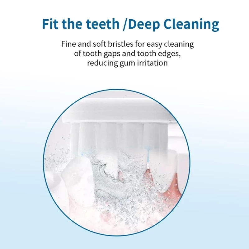 Toothbrushes Head 6Pcs Replacement ToothBrush Heads For Xiaomi Mijia T100 Smart Electric Toothbrush Waterproof Clean Whitening Healthy 230906