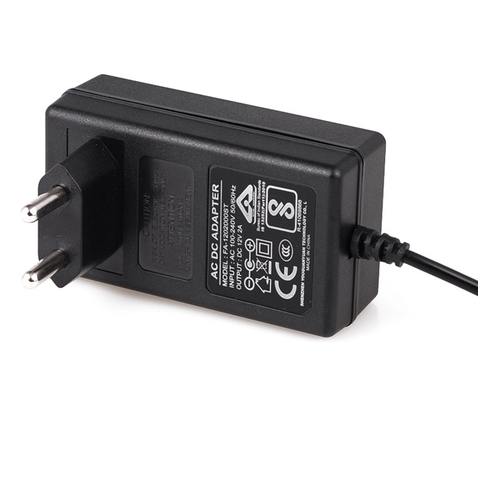 US EU Wall plug 12V1A/2A/3A24V1A/5V2A/3A power adapter Intellgent Settop Router Electronics Products DC Power Supply