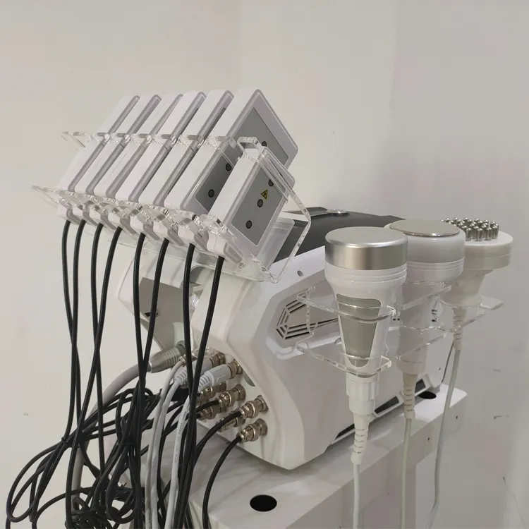 Popular 7 In 1 Vacuum Cavitation System Type And Weight Loss Radio Frequency Lipolaser Cavitation RF Slimming Beauty device