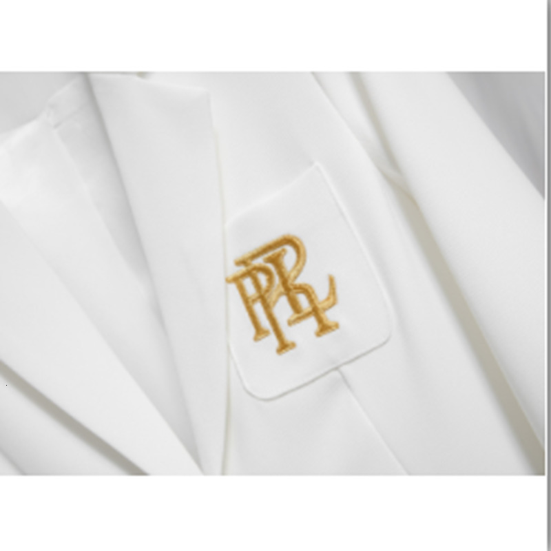 Womens Suits Blazers Blends Blazers Feminino for Traf Woman HighEnd Letter Embroidered Suit Tops Temperament Elegant Business Zevity Womens Clothing 2