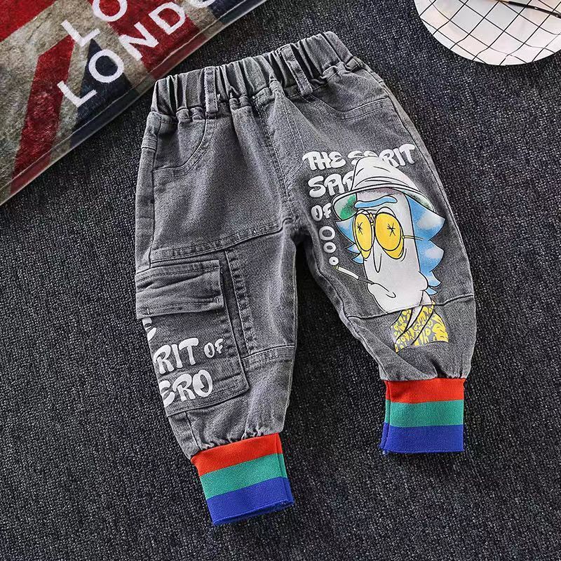 Jeans Baby Boys Spring And Autumn Clothing Children's Pants Super Soft Fashion Kids Korean Version 230905