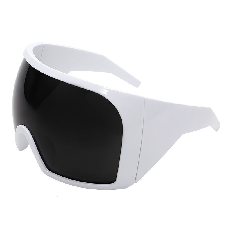 Fashion Sunglasses Frames Kacamata hitam Punk Vintage ukuran besar baru kacamata wanita pria merek desainer mewah olahraga satu bagian UV400 230905