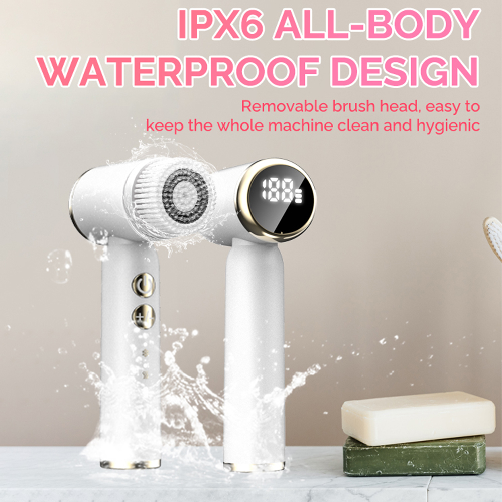 Face Care Devices Silicone Cleansing Brush Waterproof Face Cleaner Blackhead Removal Acne Pore Clean Skin Rejuvenation Beauty Care Machine 230906