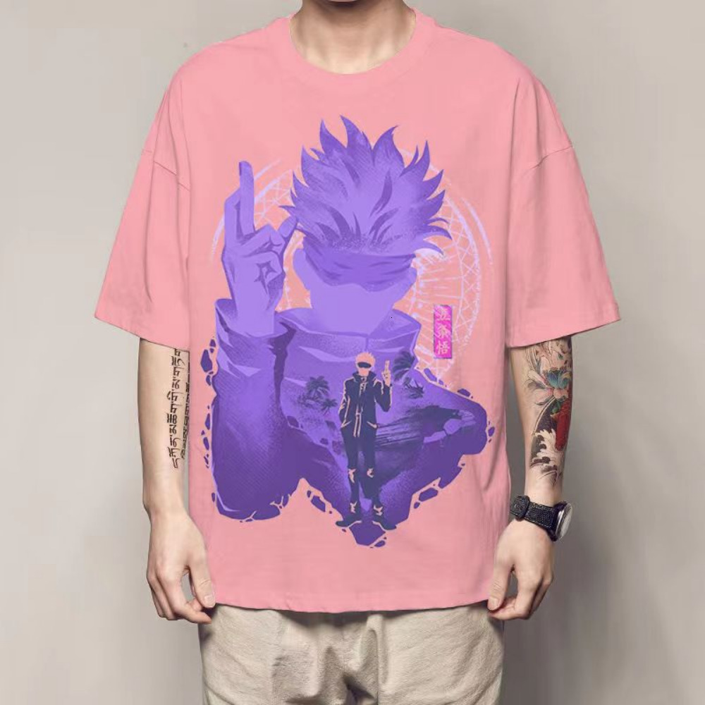 Men's TShirts Gojo Satoru Anime Tshirts Jujutsu Kaisen Manga Graphic Oversized Men Cotton Short Sleeve Tee Women Top Summer Couple Clothing 23090