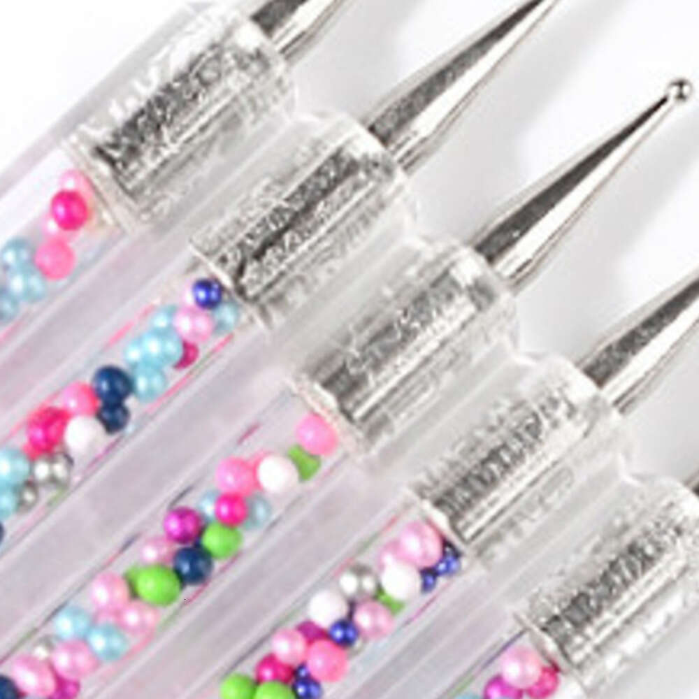 Acrylic Nail Art Dotting Pen UV Gel Painting Drawing Nail Art Dot Point Drill Pen Double Head Decorations Manicure Tools Pluma Punteadora Para Decorac