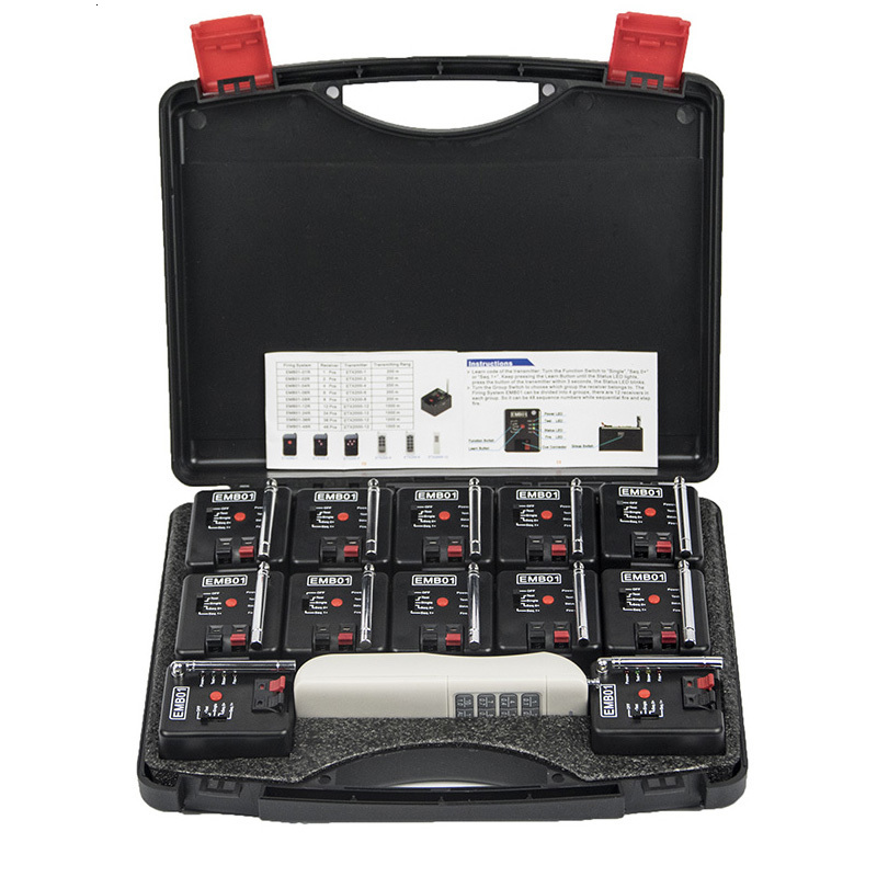 Other Event Party Supplies 12 Cue Remote Kontrol Nirkabel Sistem Penembakan Pyro Air Mancur Kembang Api Dingin untuk Panggung Pesta Pernikahan 230905
