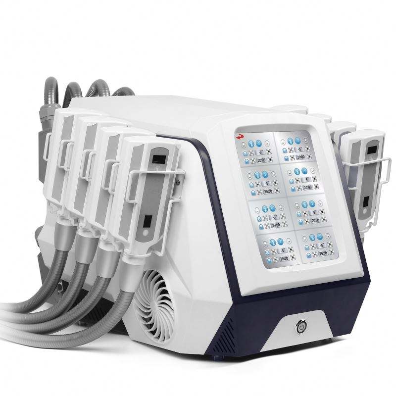 2026 New Arrival 8 Handles Diamond Ice Cold Body Sculpting Cryo Slimming Fat Body Freezing Machine Belly Wrinkles Removal Stretch Marks Removal