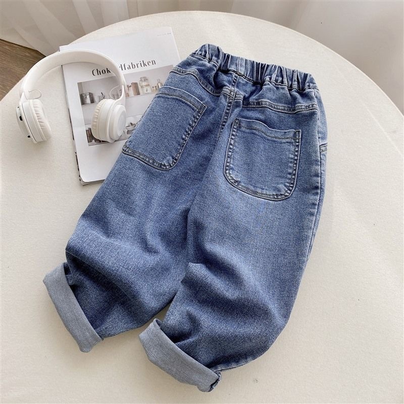 Jeans Spring Boys Casual Children Denim Ripped 3 4 5 6 7 8 9 10 11 12 years Kids Trousers Clothes Harem Pants Bagg 230905