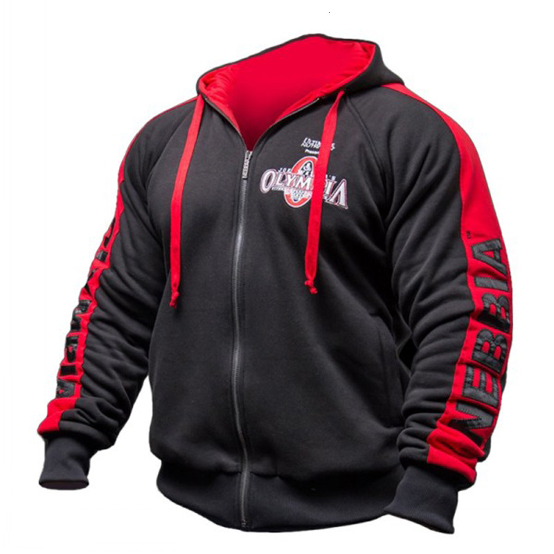 Men's Hoodies Sweatshirts OLYMPIA Men Gyms Hoodies Gyms Fitness Bodybuilding Sweatshirt Pullover Sportswear Male Workout Hooded Jacket Clothing 2