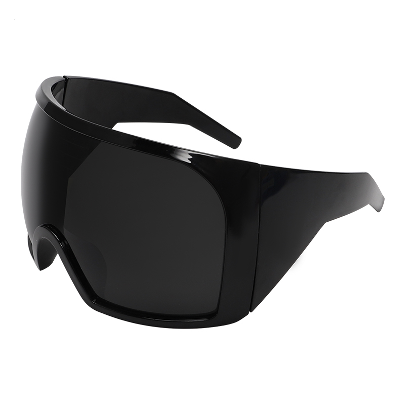 Fashion Sunglasses Frames Kacamata hitam Punk Vintage ukuran besar baru kacamata wanita pria merek desainer mewah olahraga satu bagian UV400 230905