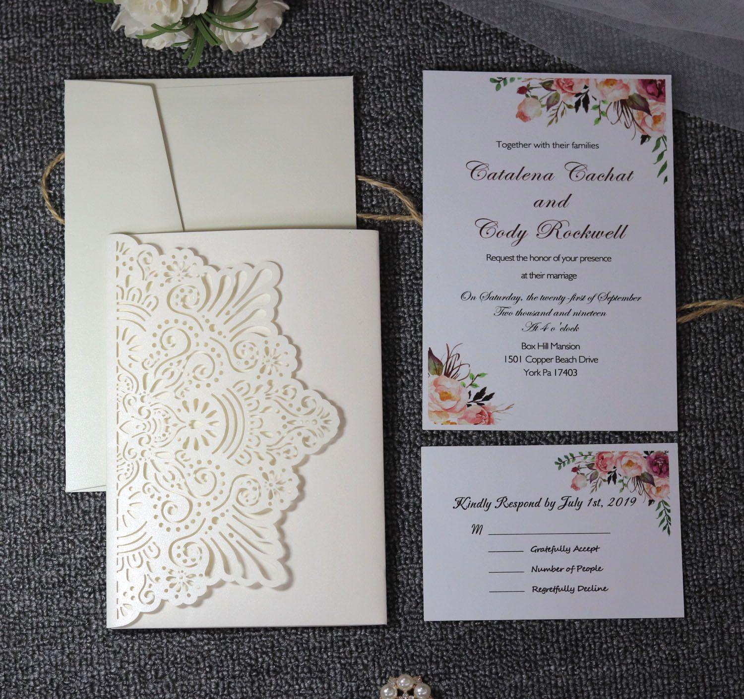 Wedding Invitations Bride And Groom Laser Cut Wedding Invitations Card Love Heart Greeting Card Valentines Day Wedding Party Favor ZZ