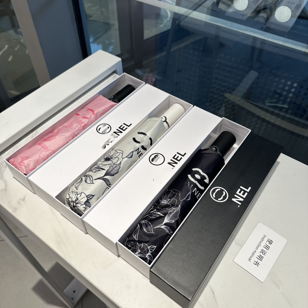 Designer Folding Umbrella Rain Protection Luxury Men Womens Parasol Girls Waterproof Automatic Travel SunShade Umbrellas