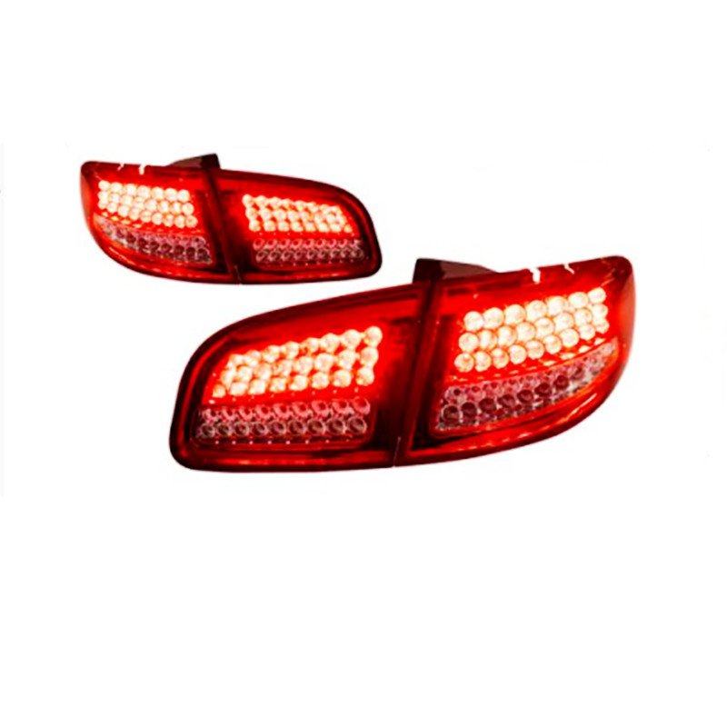 Auto Taillight For Hyundai Santa Fe 2006-2012 LED Running Lights Turn Signal Brake Car Modified Rear Lamp