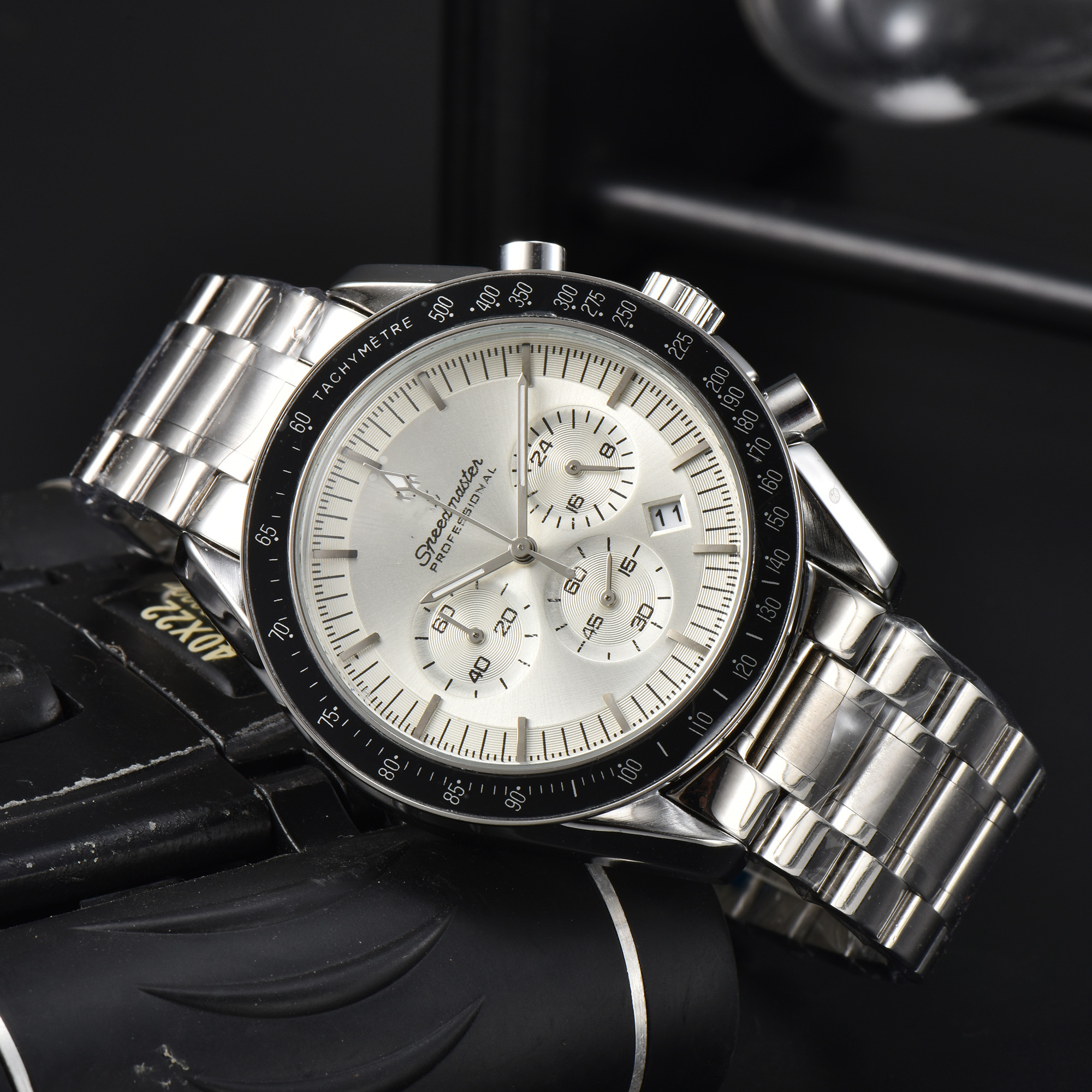 Omeg Wrist Watches for Men 2023 New Mens Watches All Dial Work Quartz Watch High Quality Top Luxury Brand Chronograph Clock men Fashion speedmaster Steel Belt Type