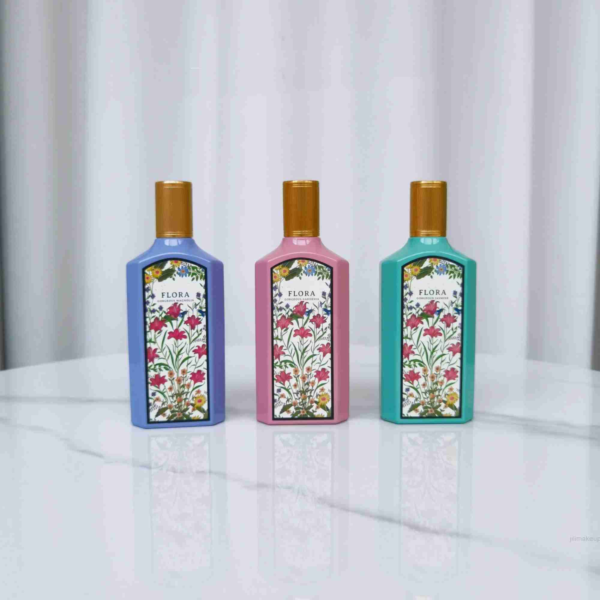 Flora Gorgeous Magnolia perfume for women Jasmine 100ml Gardenia Parfum Fragrance Long Lasting Smell Lady Girl Woman Perfumes Floral Flower Scent Spray Cologne