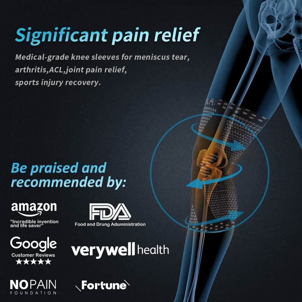 Elbow Knee Pads NEENCA Copper Knee Brace Knee Support with Patella Gel Pad Side Stabilizers for Knee Pain Sport Arthritis ACL Joint Pain Relief 230905
