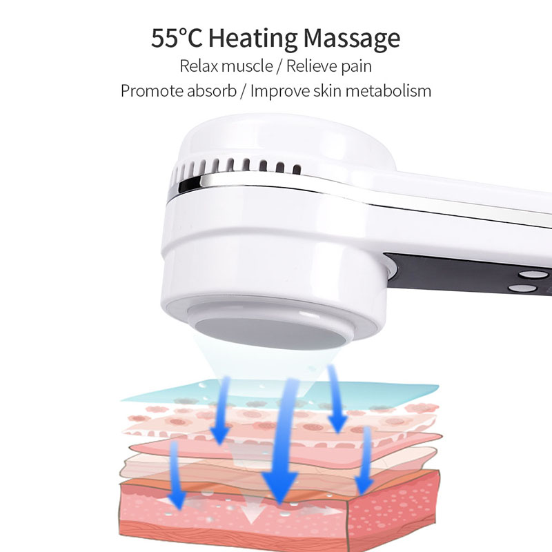 Hot Cold Hammer Beauty Machine Home Use Mini Body Face Massager Cryo Treatment Led Light Photon Therapy Skin Lifting Face Skin Rejuvenation Anti Aging