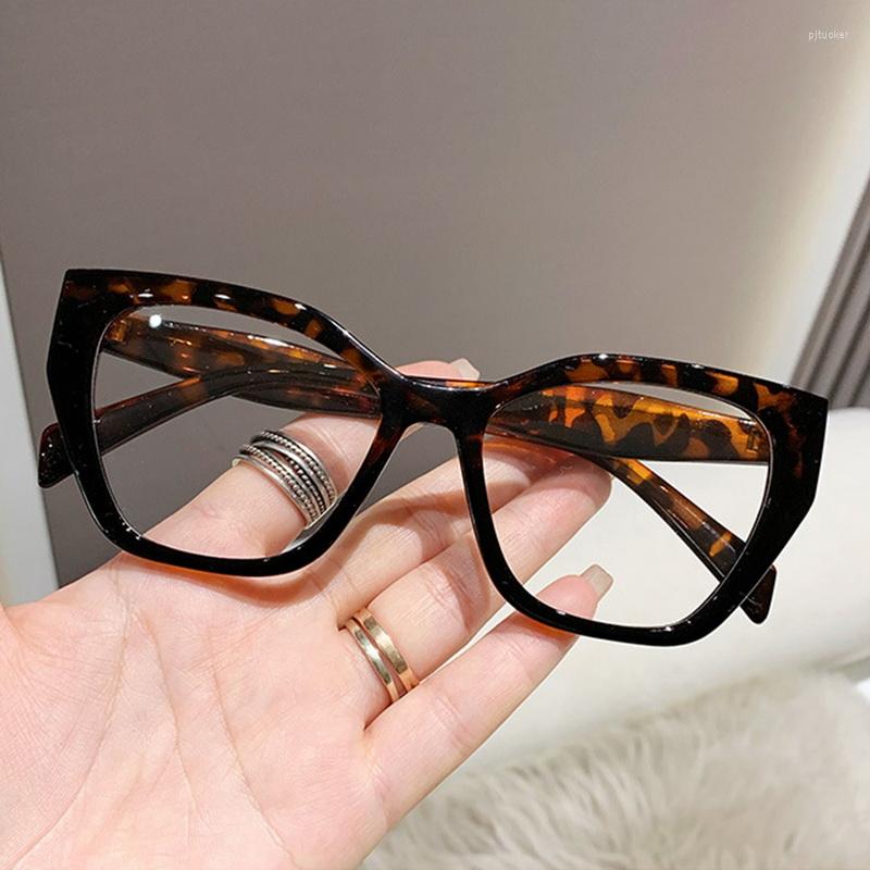 Sunglasses Cat Eye Glasses Optical Red Frame Women Blue Light Blocking Eyeglasses Brand Spectacles Computer Protection