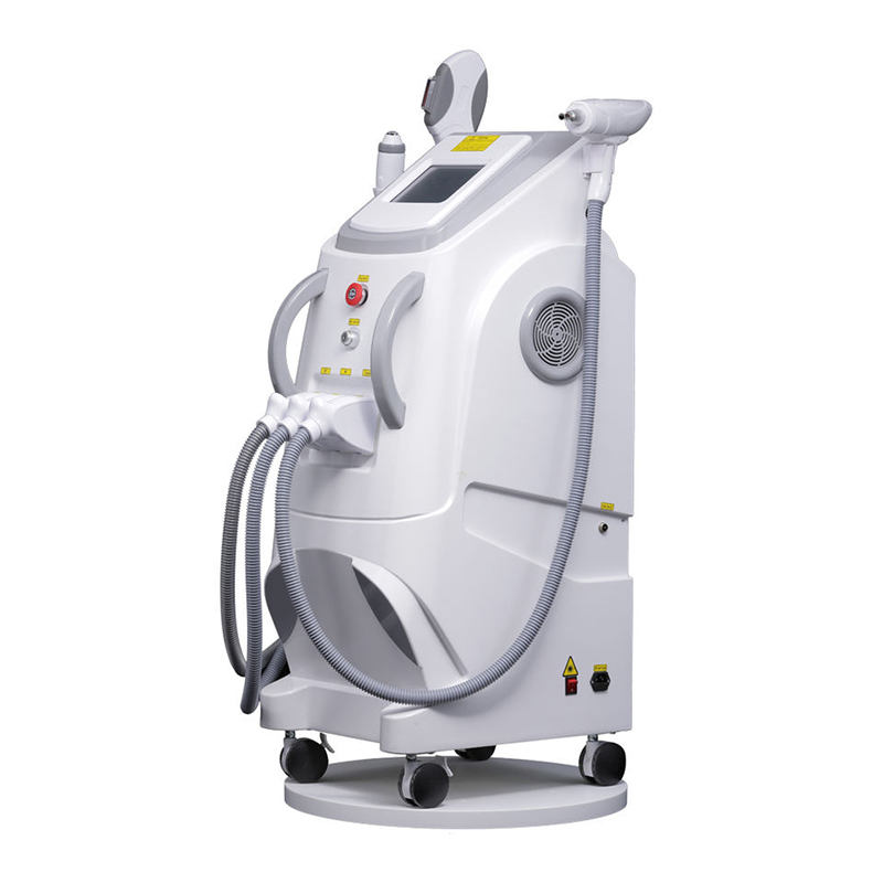 OED/OEM Stationary Permanent Hair/Tattoo Removal OPT + Nd Yag Laser Beauty Salon Skin Rejuvenation Carbon Peeling Tightening RF 3 in 1 Machine