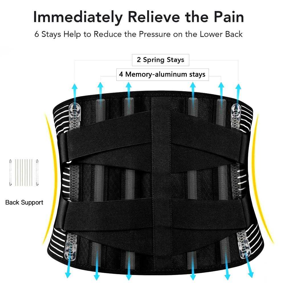 Waist Support Lumbar Back Belt Gym Waist Support Men Orthopedic Corset Girdle Spine Decompression Strap Waist Trainer Lower Back Pain Relief 230905