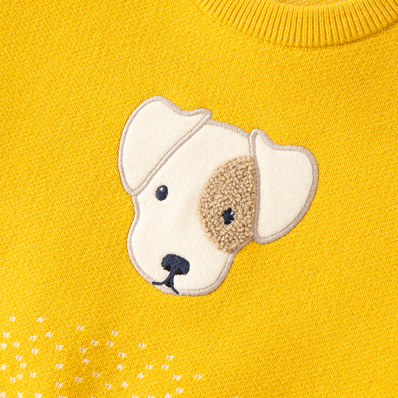 Pullover Dave Bella Winter Baby Girls Boys Sweaters Coat Kids Knitting Pullovers Tops Cartoon Dog DB4223608 230905